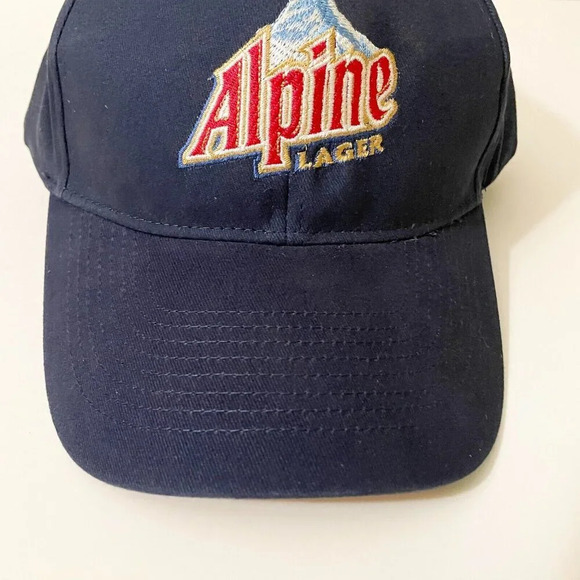 Alpine Lager Hat Beer Hook Loop Baseball Cap - Picture 4 of 14